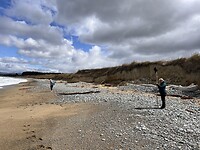 Agat zoeken aan zee