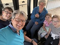 In de gondola