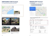 Routebeschrijving 14, 15 en 16 januari