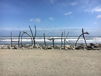 Hokitika beach