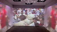 Stieren rennen in Pamplona