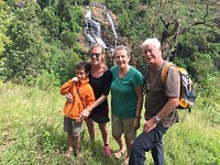 Watervallen in Usambara Mountain