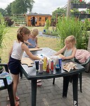 Kunstenaars in de tuin