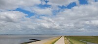 Wind op het fietspad