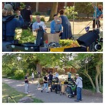Opname in het park