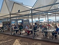 Bibliotheek op het strand