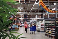 Carrefour met 33 kassa’s