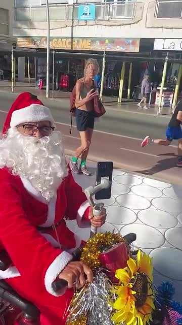 De kerstman van Benidorm