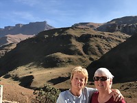 Even samen op de foto bij het prachtige uitzicht