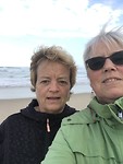 We zijn echt samen alleen op het strand