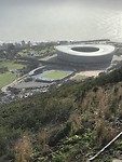 Oude en nieuwe stadion naast elkaar