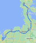Deze route hebben we gereden