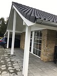 Voorzijde van het huis