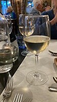 En een glaasje wijn bij het eten