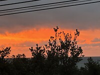 Ondanks geen zon toch een mooie avondlucht