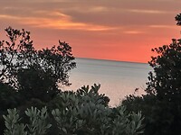 Zelfs het water kleurde rood