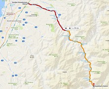 Kurobe gorge-trein