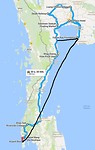 Route Thailand