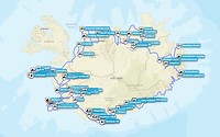 IJsland waypoints