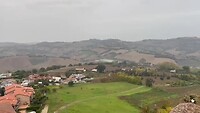 Vanaf het kasteel in Offagna