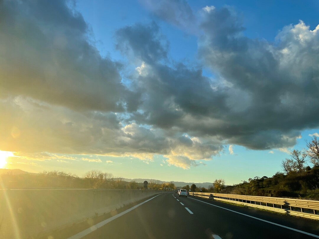 On the road again
