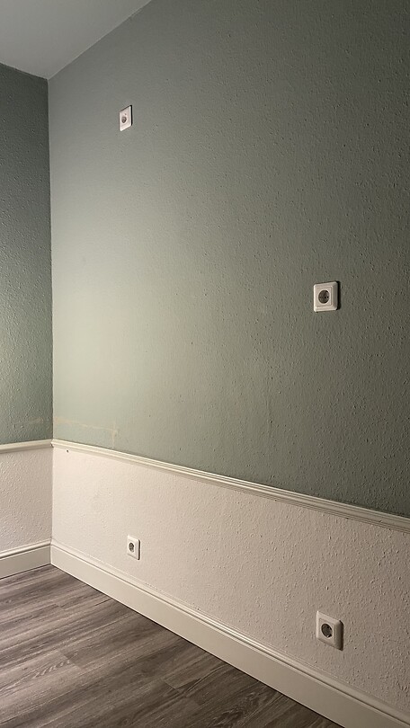 Een creatieve stopcontact-muur