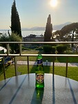 Uitzicht vanaf ons balkon