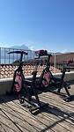 Als je wilt kun je het dak op fietsen