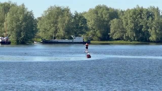 Een zwevende waterman