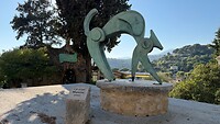 Kunst bij onze start in Saint-Paul-de-Vence