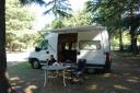 De eerste camping in NZ
