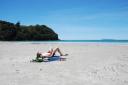 Lekker zonnen Waihi Beach