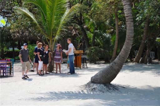 Op het strand op de Keys