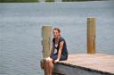 Stef op de pier