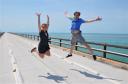 Op de Seven Miles Bridge