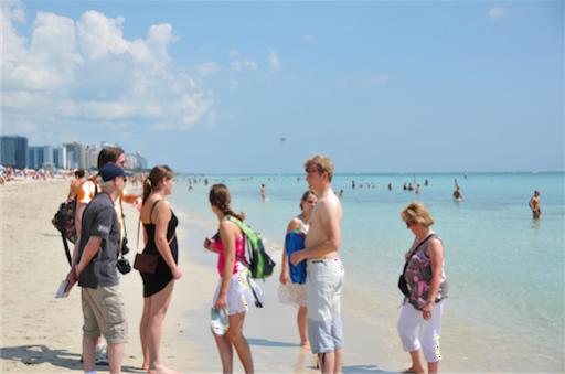 Op Miami Beach!