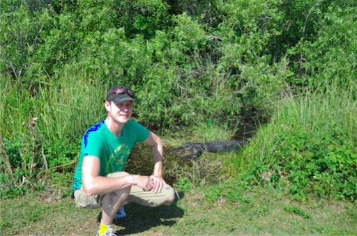 Rutger met alligator ...