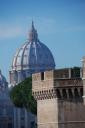 Uitzicht Castel Sant' Angelo en Vaticaan