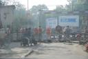 Agra overweg naar Tajmahal
