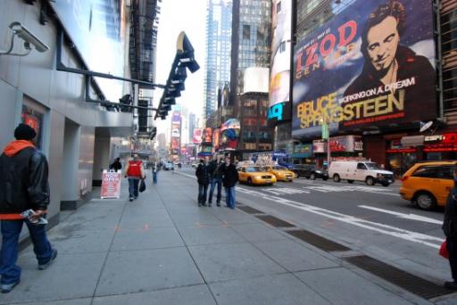 Heren op Times Square