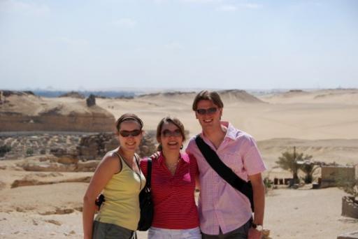 Lijne Stef en Frans in Sahara