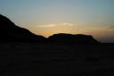 Zonsopkomst opweg naar Abu Simbel