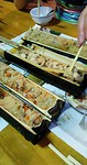 Ping An eten in bamboe stokken