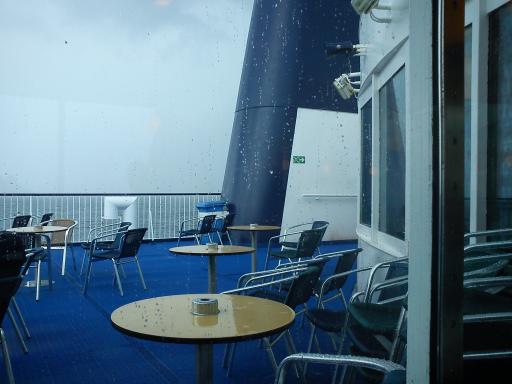 eindelijk op de boot in puttgarden
