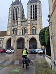 Stromende regen in Noyon