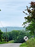 Eerste glimp van de Pyreneeën