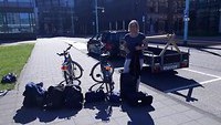 Amsterdam, door Menno opgehaald van de Flixbus