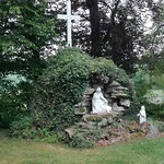 In de tuin van het klooster