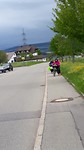 Het laatste stuk naar onze overnachtingsplaats is zwaar en niet meer te fietsen