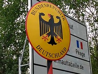 En van Zwitserland zijn we zomaar weer bij de Duitse grens.